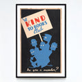 THE BE KIND TO BOOKS CLUB (multiple sizes) — by Arlington Gregg