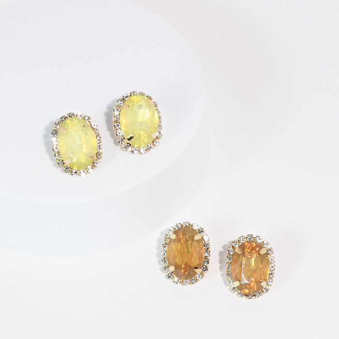 The Golden Glow Studs
