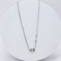 premium silver necklace crafted for everyday wear, offering a dainty handcrafted style with a waterproof, hypoallergenic, tarnish free finish, ideal for minimal modern jewelry lovers, available as wholesale for boutiques