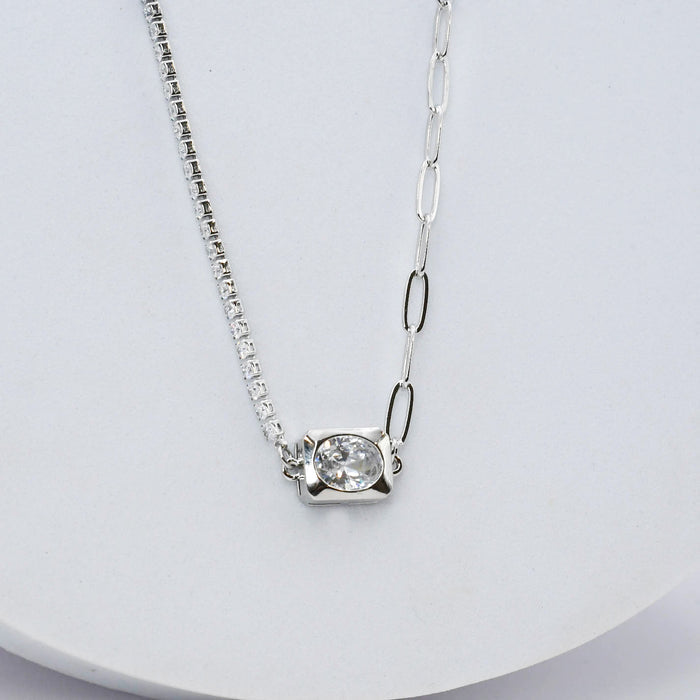 premium silver necklace crafted for everyday wear, offering a dainty handcrafted style with a waterproof, hypoallergenic, tarnish free finish, ideal for minimal modern jewelry lovers, available as wholesale for boutiques