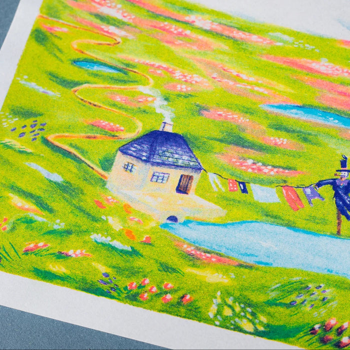 THE MOVING CASTLE - MIYAZAKI, 29,7 x 42 cm — by Laura Olivieri