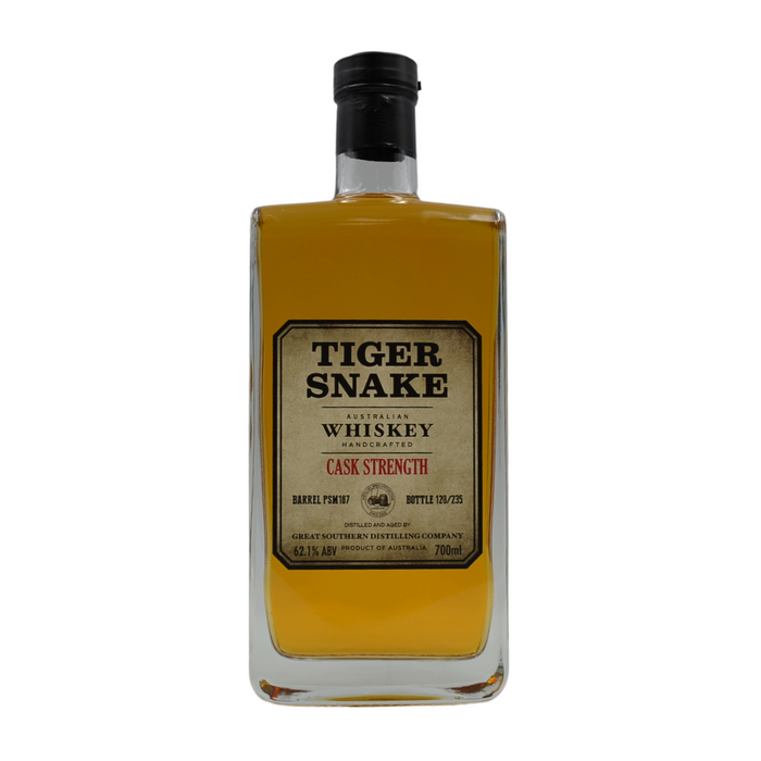 Tiger Snake Cask Strength Whiskey 62.1% (PSM187) - 700ml
