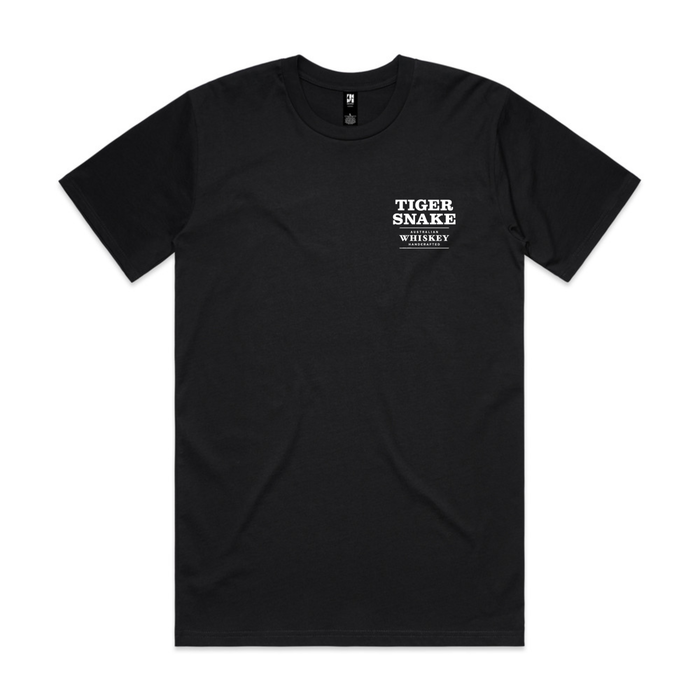 Tiger Snake Short Sleeve Tshirt (Black)