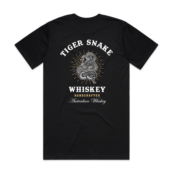 Tiger Snake Short Sleeve Tshirt (Black)