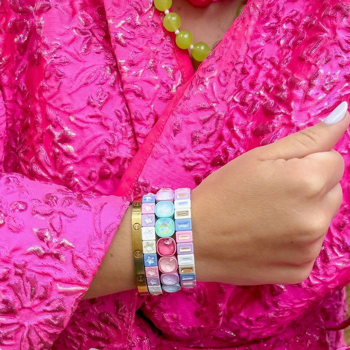 Tile Sparkle Pastel Stack