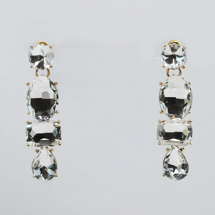 Colorful crystal statement earrings with multicolor beads and sparkling stones, waterproof earrings, tarnish free jewelry, hypoallergenic earrings for sensitive skin, 24k gold dainty earrings, handcrafted gemstone earrings, gold hoop earrings, boutique wholesale earrings, trendy gold jewelry, high quality jewelry gifts