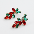 Colorful statement earrings with multicolor beads — waterproof earrings, tarnish free jewelry, hypoallergenic earrings for sensitive skin, 24k gold dainty earrings, handcrafted gemstone earrings, gold hoop earrings, boutique wholesale earrings, trendy gold jewelry, high quality jewelry gifts,holiday earrings