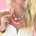 Trinket Light Pink Necklace