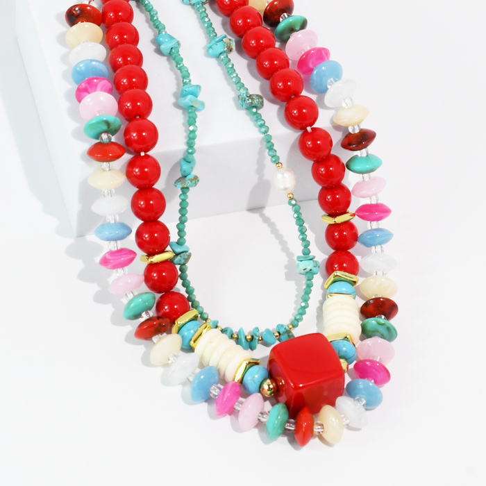Trinket Sorbet Stack Necklace