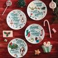 Twas The Night Before Christmas Four Plate Gift Set - Olive Ovation