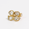 Twist Crystal Ring