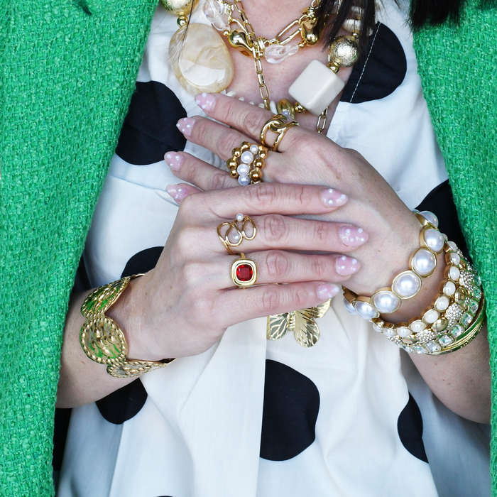 Twisted Pearl Ring