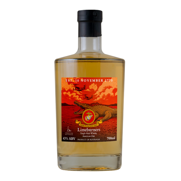 US Marine - Limeburners Single Malt American Oak Whisky 43%