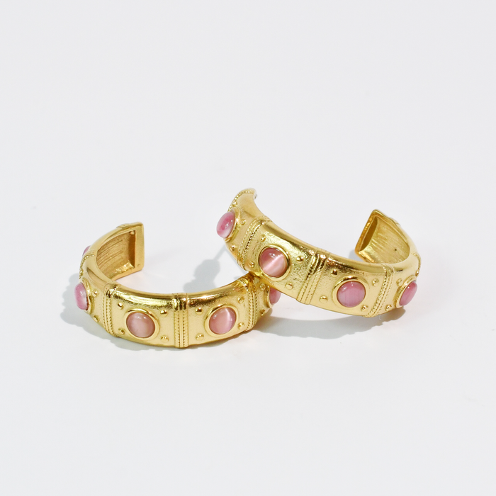 Vintage Rose Heart Hoop