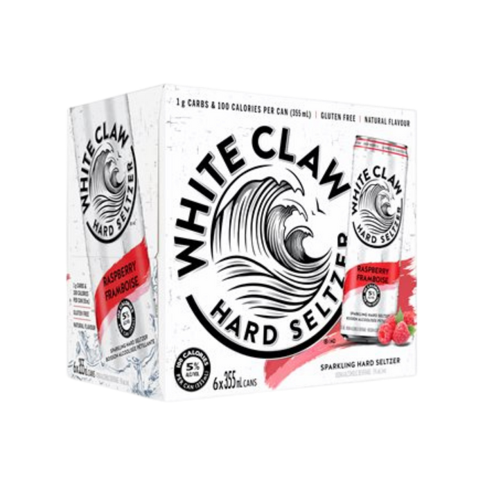 White Claw Raspberry 6pk — Cooler