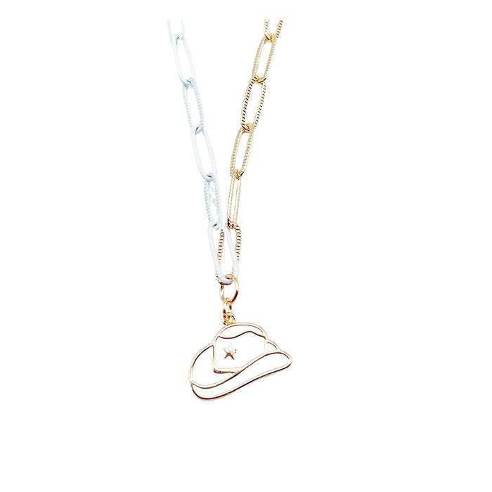 White Rodeo Necklace