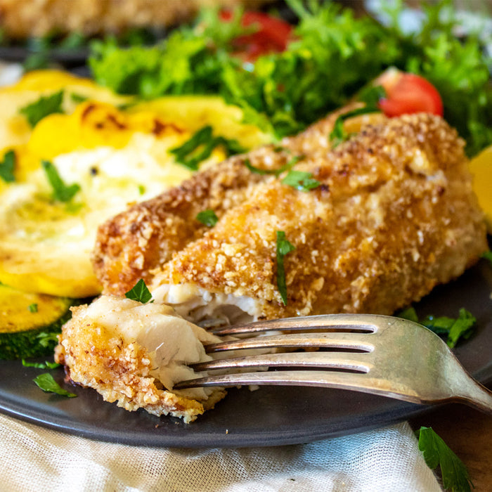 Honey Crusted Walleye on Plate