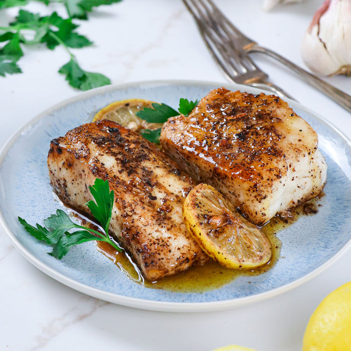 lemon butter seared chilean sea bass