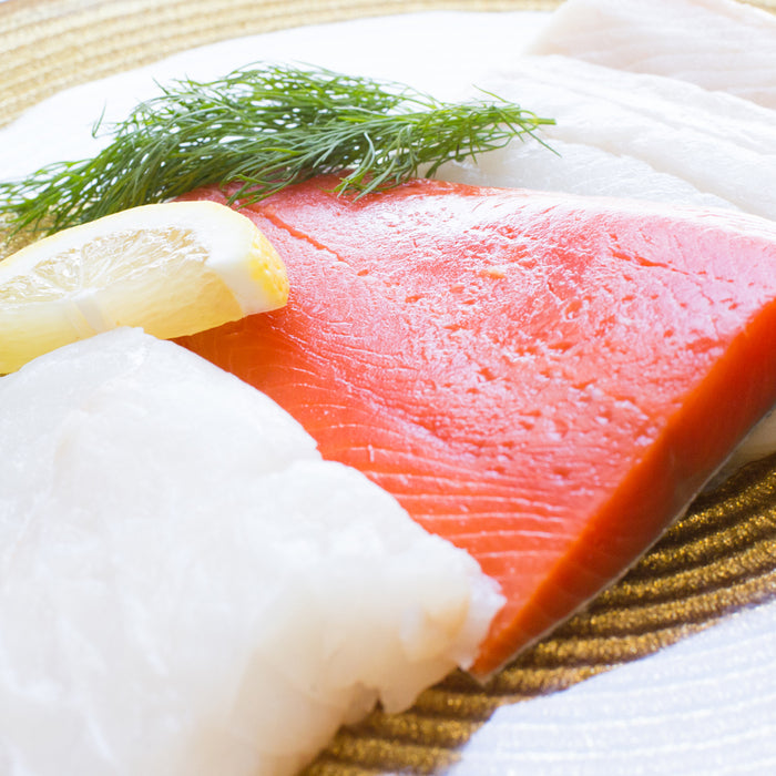 Alaskan Sockeye Salmon, Sablefish, Cod and Haddock Fillets
