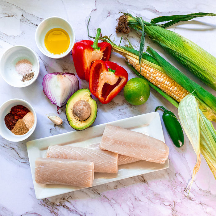 Mahi Mahi With Ingredients