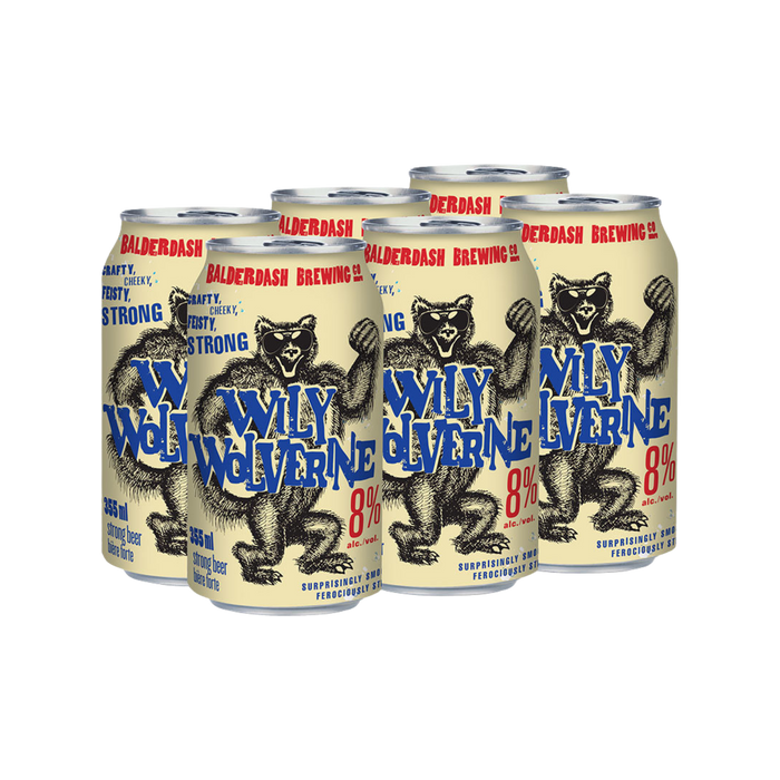 Willy Wolverine Strong Lager 6pk — Domestic Beer