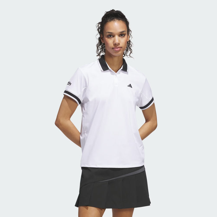 Adidas Women's Climacool Flat Knit Collar Polo