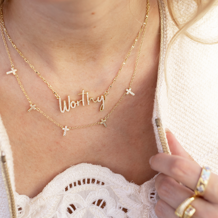 Worthy Gold  Necklace